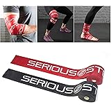 Serious Steel モビリティコンプレッションフロスバンド Pair - Red & Black