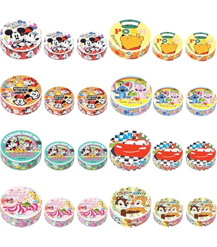ディズニー40周年 マスキングテープ コンプリート 何が出るかなシリーズ新商品40thマスキングテープ | ☆やまあこ