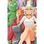 ダンジョンの幼なじみ iPhone(640×960)壁紙 オッくん,リューカ