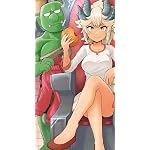 ダンジョンの幼なじみ iPhoneSE/5s/5c/5 壁紙 視差効果 オッくん,リューカ
