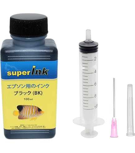 Amazon.co.jp: エプソン用 プリンタ 詰め替え 互換インク100ml 染料