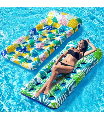 Intex 18-Pocket Suntanner Lounge Floating Pool Lounger - Set Of 3, Silver Color