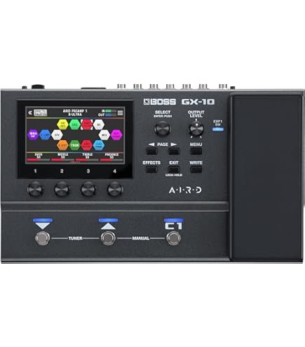 楽器 nux mg-30 Amazon.co.jp: NUX MG-30 Procesador de Efectos de Guitarra de