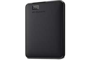 Western Digital WDBU6Y0050BBK-WESN Portable External Hard Drive, Black, 5TB