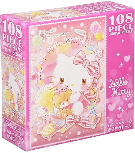 Amazon.co.jp: 【日本製】 108ピース ジグソーパズル ハローキティの