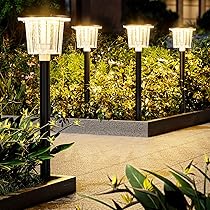 5セット❤️ソーラーライト 4個 イエロー 自動点灯 太陽光 屋外　ガーデンライト 5セット❤️ソーラーライト 4個 イエロー 自動点灯 太陽光 屋外