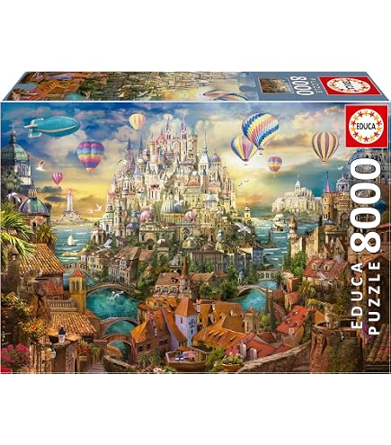 Amazon.co.jp: 4000ピース ジグソーパズル Educa 世界の行政地図 The