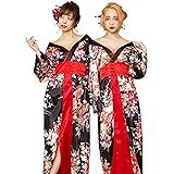 クリアストーン(Clearstone) GLOWHOLIC コスプレ ハロウィン 花魁 着物 浴衣 和服 和装 和風 レディース レッド 衣装 仮装 コスチューム