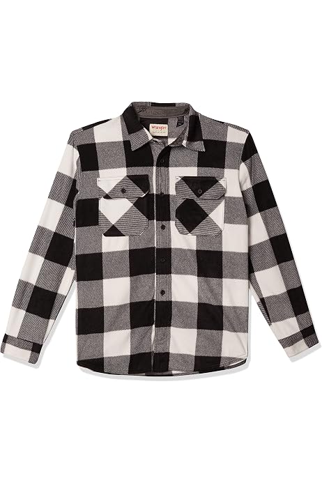 Quilted Lined Flannel Shirt Jacket 