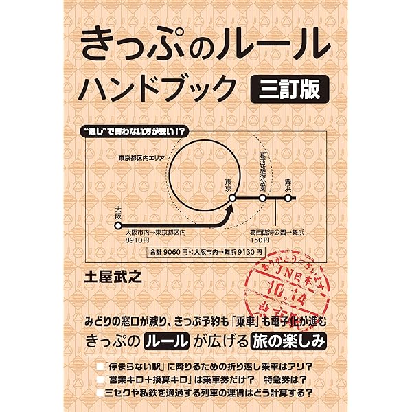 今さら聞けない鉄道の基礎知識シリーズ003 きっぷのしくみ