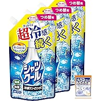 Amazon.co.jp: 熱中対策 シャツクール 冷感ストロング 詰め替えパウチ