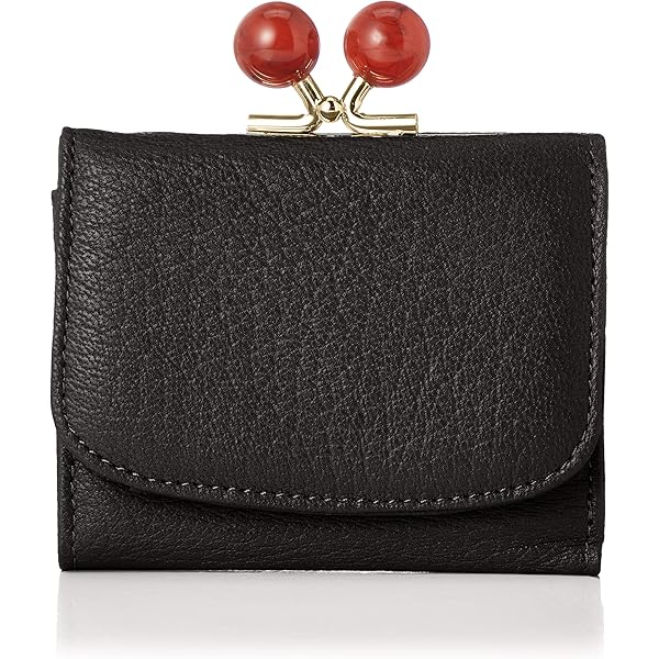 Amazon | [ペルケ] アクリル玉三つ折りミニサイフ | 財布