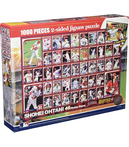 Amazon | 1000ピース ジグソーパズル 野球選手 大谷翔平 木製 50*75cm