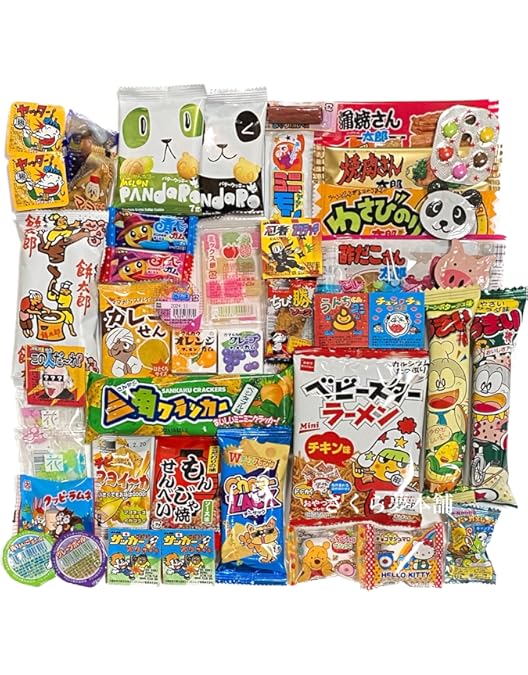 【ANIRA】　お菓子まとめ売り (36)と(60) Amazon.co.jp: 【駄菓子 お菓子 詰め合わせ】番ちゅーの宝箱