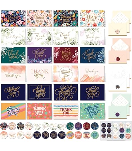 Decorably 24 Pack 6X4In Employee Appreciation Cards With - View #9