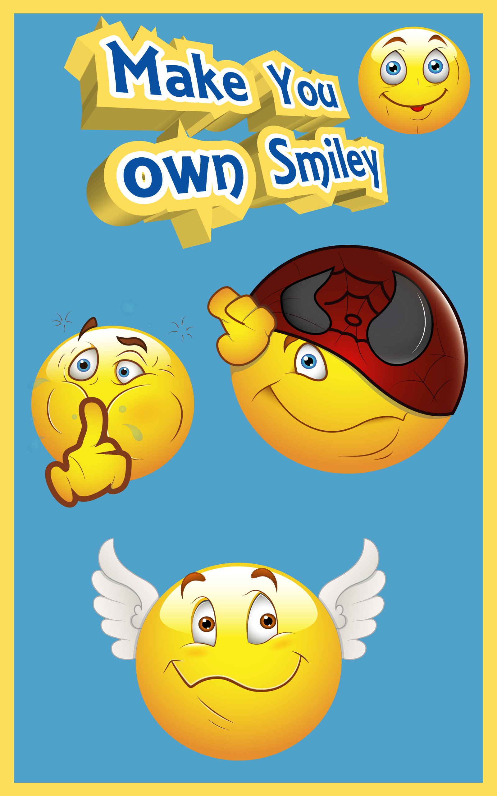 Amazon Co Jp Emoji Maker Pro絵文字メーカー 楽しさと中毒性の絵文字デザイナーは 少年少女かわいい 顔を持つすべての年齢のためのあなたの絵文字を構築します