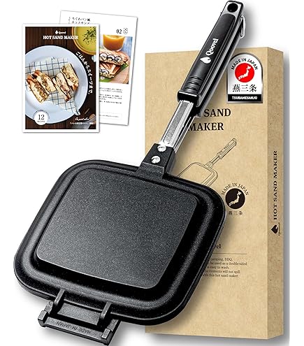 Amazon | 日本製 南部鉄器 岩鋳 Iwachu 手作りおやき角 ホットサンド