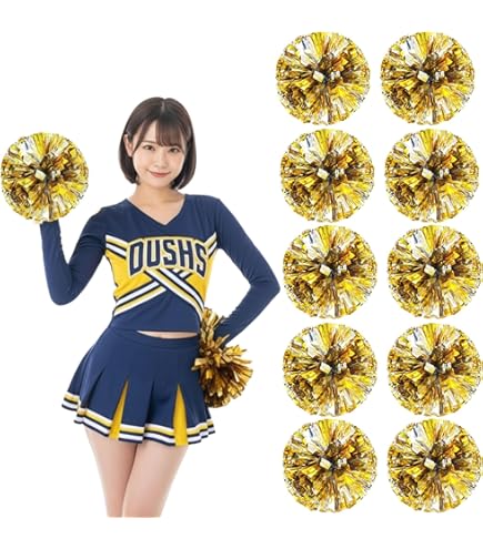 Amazon.co.jp: ZERONOWA チアポンポン 応援ポンポン 手持ち