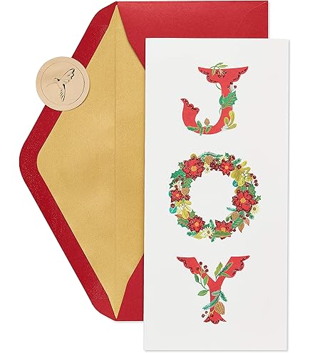 Papyrus Christmas Cards Boxed With Envelopes Joy 16 Count - View #2