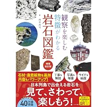 観察を楽しむ特徴がわかる岩石図鑑 増補改訂版 | 西本 昌司 |本 | 通販
