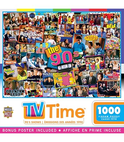 Toynk The Crazy 80‘s! Retro-Puzzle – 1000 Teile, Kunterbunte 80er-Jahre-Motive, Perfekt Für Erwachsene Und Kinder Als Geschenk Oder Partyspaß