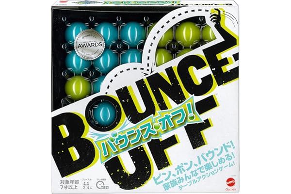 マテルゲーム(Mattel Game) バウンス・オフ 日本正規品 ボードゲーム パーティーゲーム 2~4人用 7歳から CBJ83