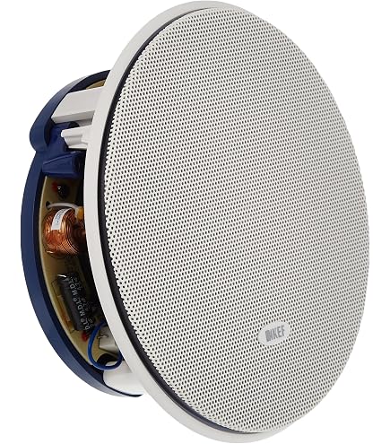 Amazon.co.jp: KEF Ci160QR 2-Way Uni-Q In-ceiling Round Speaker
