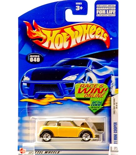 Amazon | Hot Wheels 1:64スケール アクアミニクーパーS チャレンジ 4