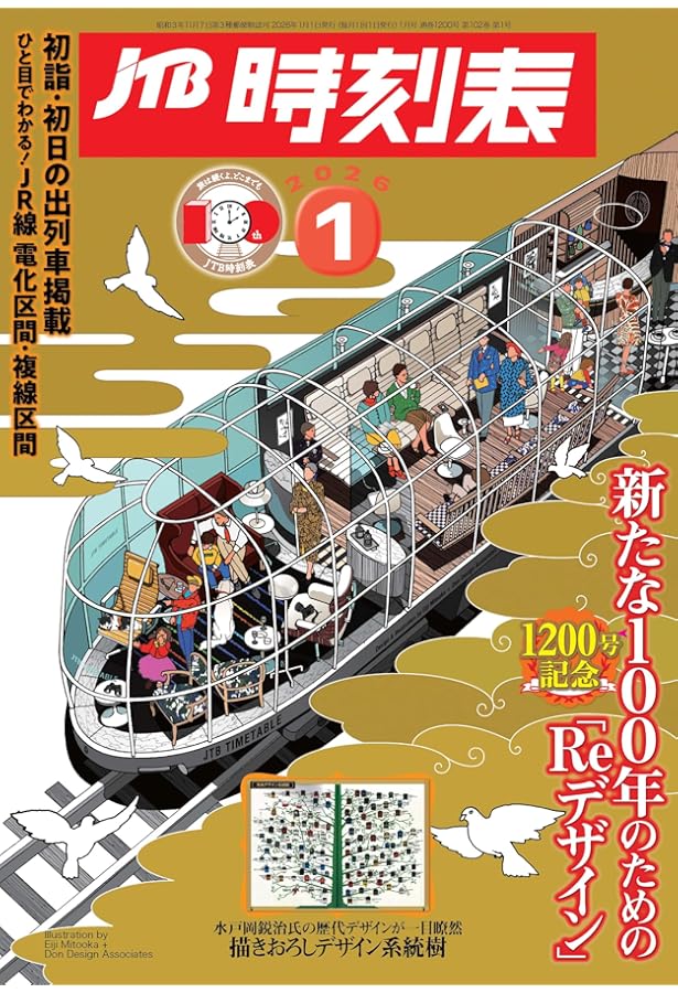 Amazon.co.jp: JTB時刻表2025年4月号 創刊100周年記念特別版 (諸書籍