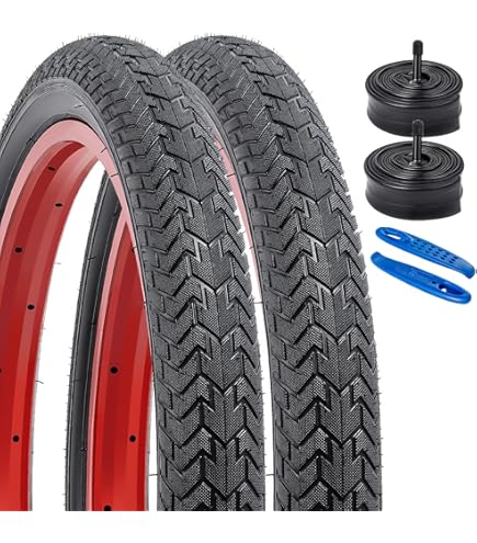 Amazon | BIUYYY 20インチ BMX タイヤ 195mm 1.95cm ゴム ブロック