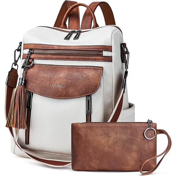 Colorado State Flag Print Leather Women'S Backpack
