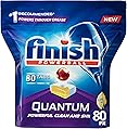 Finish Powerball Quantum Dishwasher Tablets, Lemon Sparkle, 80 Pack