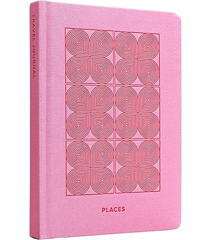 Papier Travel Journal - New Horizons, 15.3 X 21.5cm | Hardback Holiday Trip Itinerary Planner & Memory Scrapbook | Vacation Budget Plan, To-Do & Packing List Organiser | Travel Diary & Entertainment