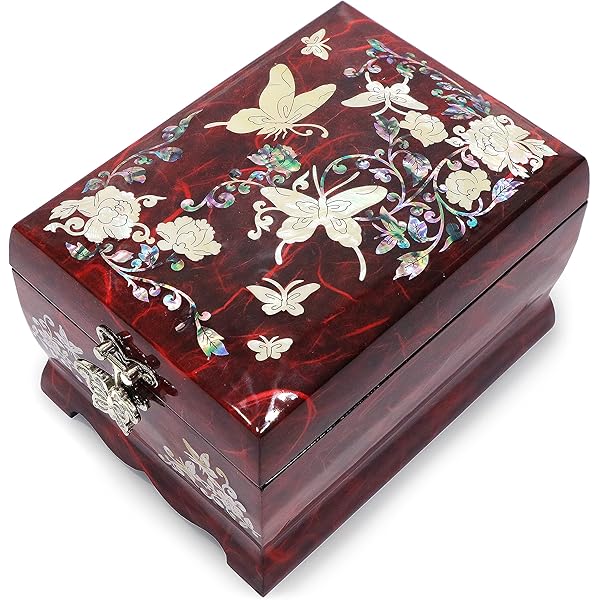 ジュエリーボックス　漆器　マザーオブパール ジュエリーボックス漆器マザーオブパール