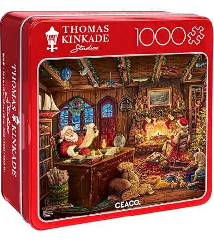 Amazon.co.jp: Ceaco トーマス・キンケード サンタの特別配送パズル