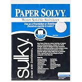 Sulky 8-1/2-Inch by 11-Inch Printable Sticky Fabri-Solvy Stabilizer, 12 ...