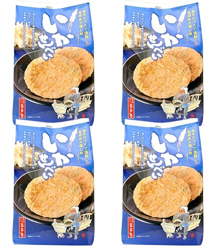 Amazon.co.jp: 巖手屋 いかせんべい 2枚×10袋 : 食品・飲料・お酒