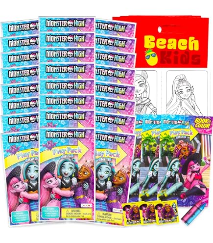 Amazon | Monster High ステッカー パーティー記念品 男の子と女の子