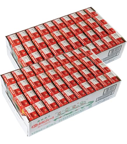 Amazon.co.jp: JAジューシー みかんジュース 100% 紙パック 125ml ×40