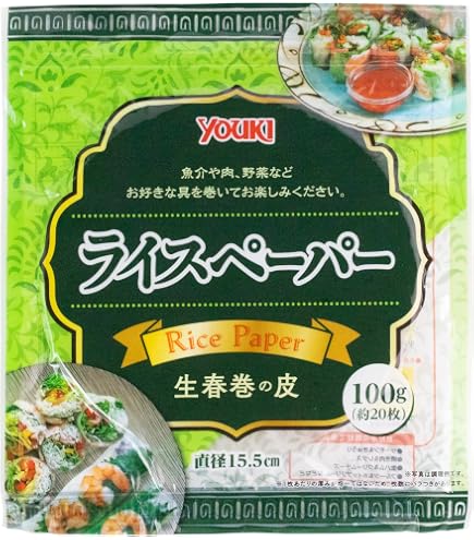 Amazon.co.jp: 横浜中華街 ユウキ食品 ライスペーパー＜生春巻の皮