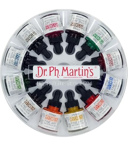 (未使用･未開封品)　Dr. Ph. Martin's Hydrus Fine Art Watercolor 0.5 oz Set of 12 (Set 2) 7z28pnb Amazon.com: Dr. Ph. Martin's Hydrus Fine Art 2 Watercolor