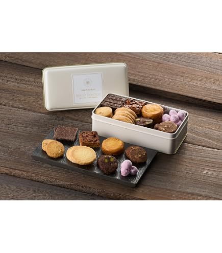 Amazon.co.jp: パレスホテル東京 プティフールセック缶 ショッパー付き