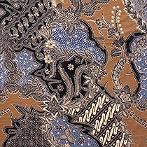インドネシアで購入手描きバティック（臈纈染め）絵画 バティック−手作業に込めるインドネシアの情熱−｜三方舎書斎