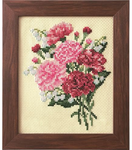 【お値下げ中】クロスステッチ　完成品　ディメンジョンズ　パリの花市 お値下げ中】クロスステッチ 完成品 ディメンジョンズ パリの花市