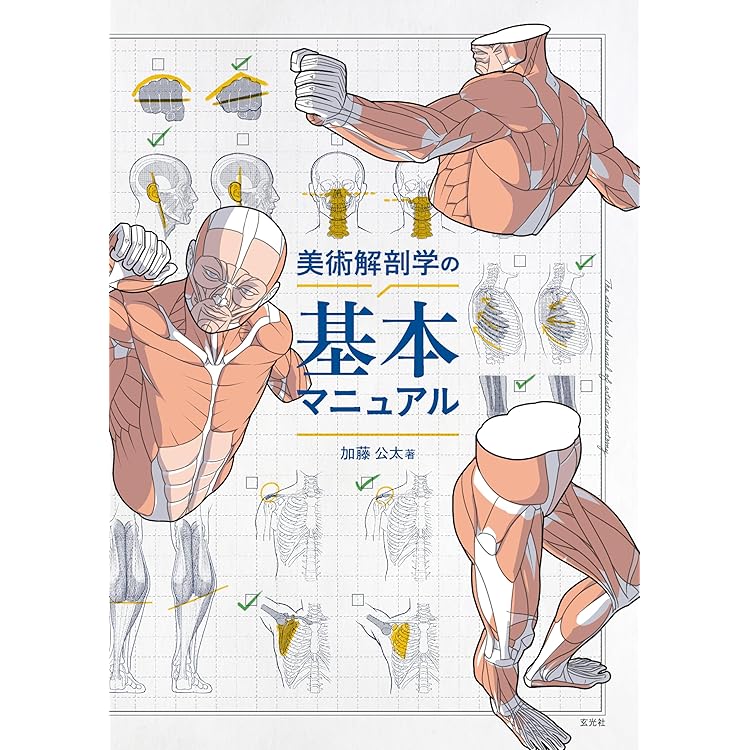 【イラスト・美術解剖学の初心者必見】人気の参考書纏め売り デッサン人形付き イラスト・美術解剖学の初心者必見】人気の参考書纏め売り