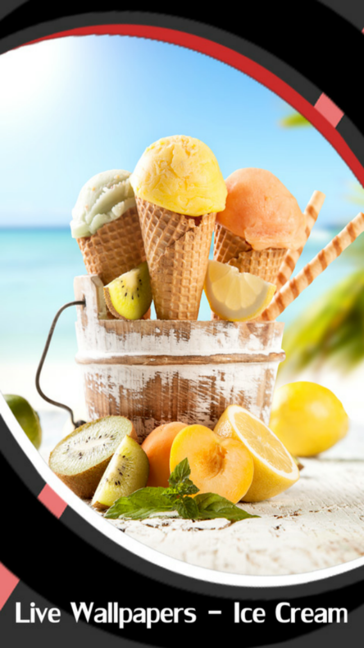 Amazon Co Jp ライブ壁紙 アイスクリーム Android アプリストア