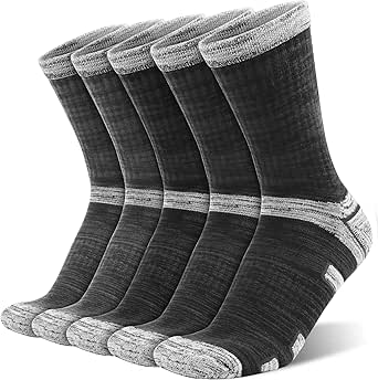 Amazon Hasome 靴下 メンズ ソックス ５足セット 厚手 登山用靴下 スポーツソックス ミドル丈 ランニングソックス アウトドア用 ソックス ズレ防止 足臭対策 疲労防止 普段履き 秋冬 25cm 27cm アウトドア ソックス 通販