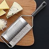 アーネスト 【日本製】 おろし器 チーズ削り 【2WAY】粗目・細目 グレーター チーズ ニンニク 薬味 食洗機対応 (ふわっと削ってみま専科) 大手飲食店愛用ブランド A-77752 燕三条 シルバー 単品
