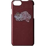 Amazon Co Jp アコモデ Disney ディズニー ダイカットパッチ Iphoneケース ルシファー チェシャ猫 D St251 Iphone6 6s 7 8対応 ブラック シューズ バッグ