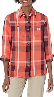 Long-Sleeve Plaid Shirt 